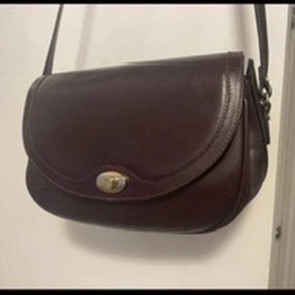 Bally Mahogany Crossbody